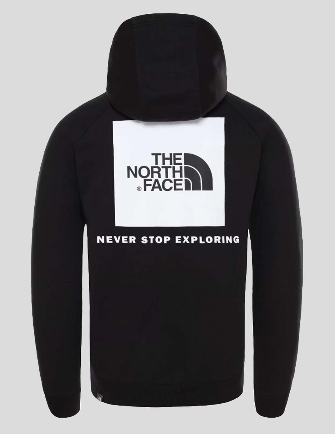 Sudadera THE NORTH FACE raglan red box hoodie tnf black