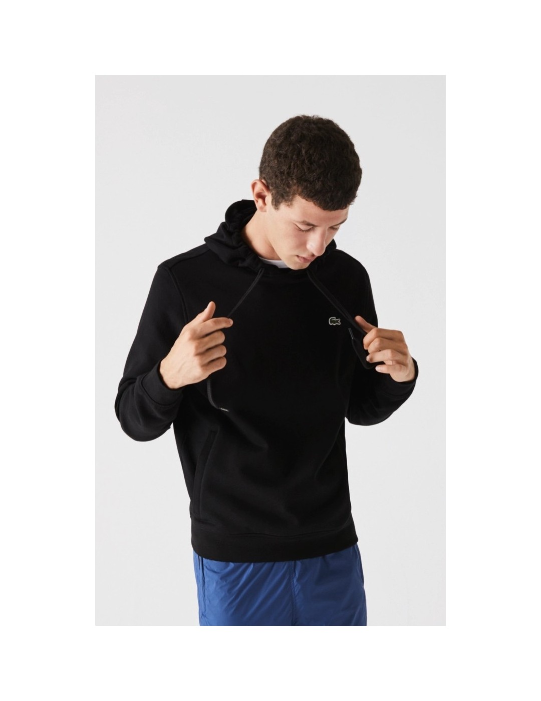 Sudadera LACOSTE sport felpa con capucha noir