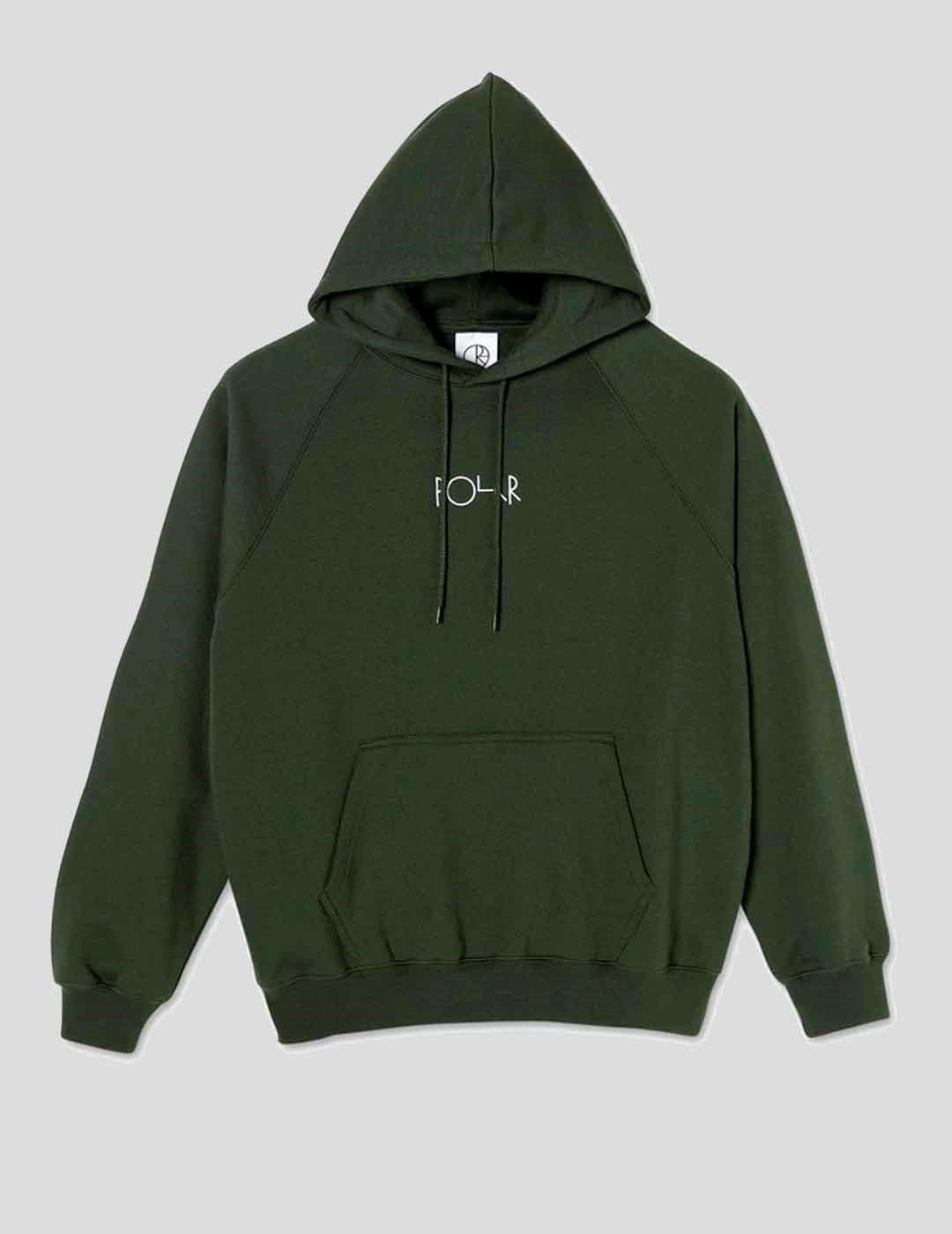 Sudadera POLAR SKATE CO default hoodie dark olive