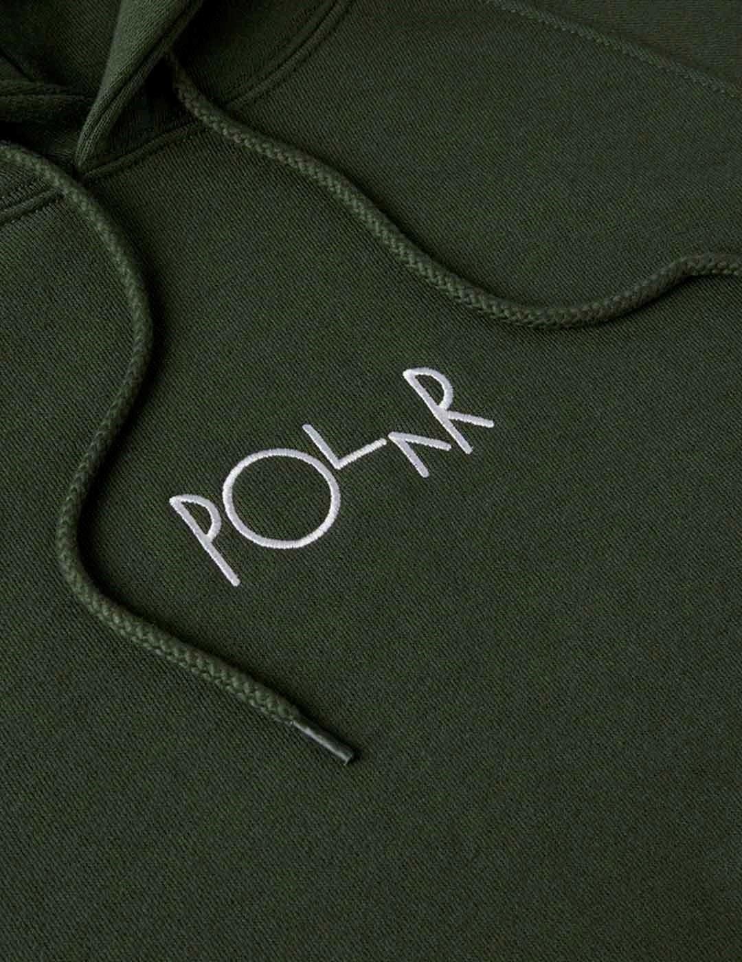 Sudadera POLAR SKATE CO default hoodie dark olive