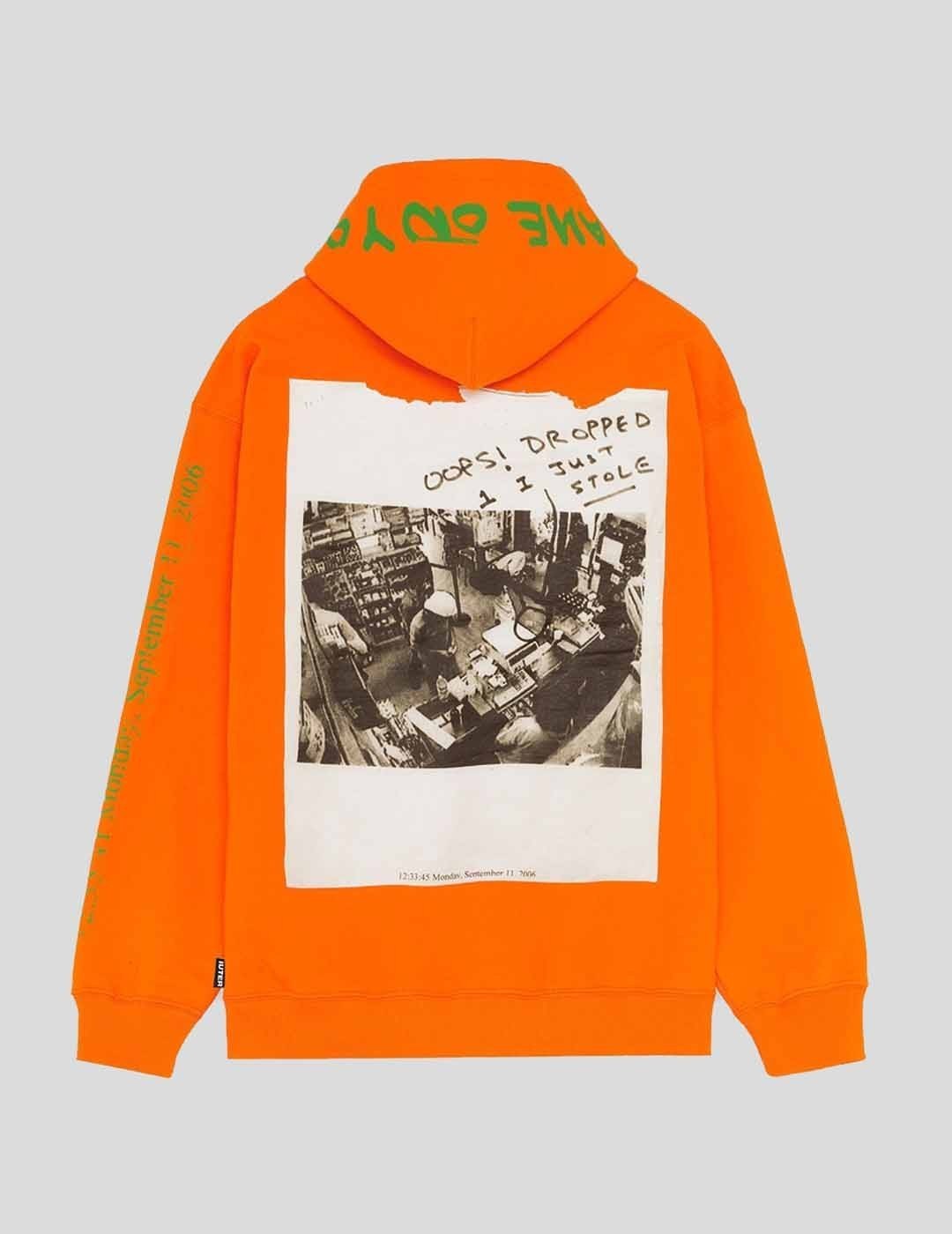 Sudadera IUTER shame hoodie orange