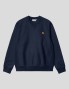 Sudadera CARHARTT WIP  american script sweatshirt air force blue